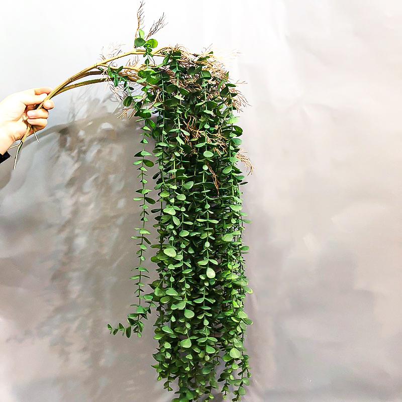 Rattan Plant Basket - 104Cm Giả Bạch Đàn Mây Nhân