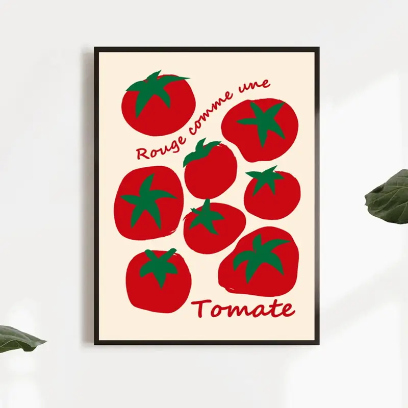 Modern Colorful Red Tomatoes W - đánh giá và giá Home Decor Nz