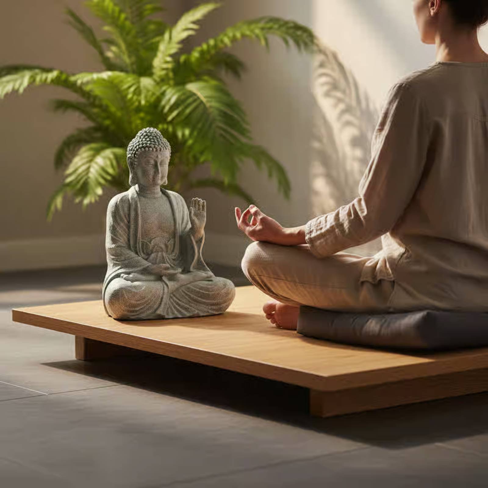 3 Pieces Stone Buddha Decor Te - đánh giá và giá Home Decor Zen