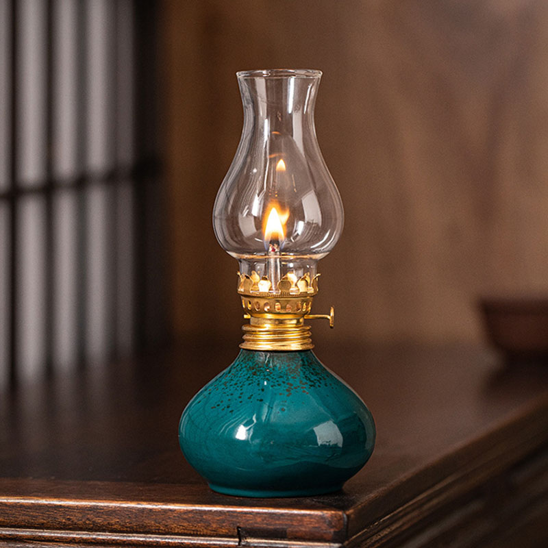 Vintage Ceramic Lotus Oil Lamp - đánh giá và giá Home Decor Zen