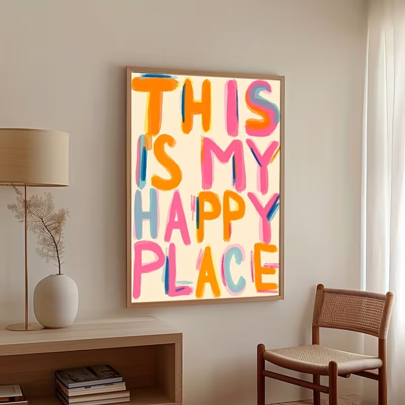 Modern This Is My Happy Place  - đánh giá và giá Home Decor Nz