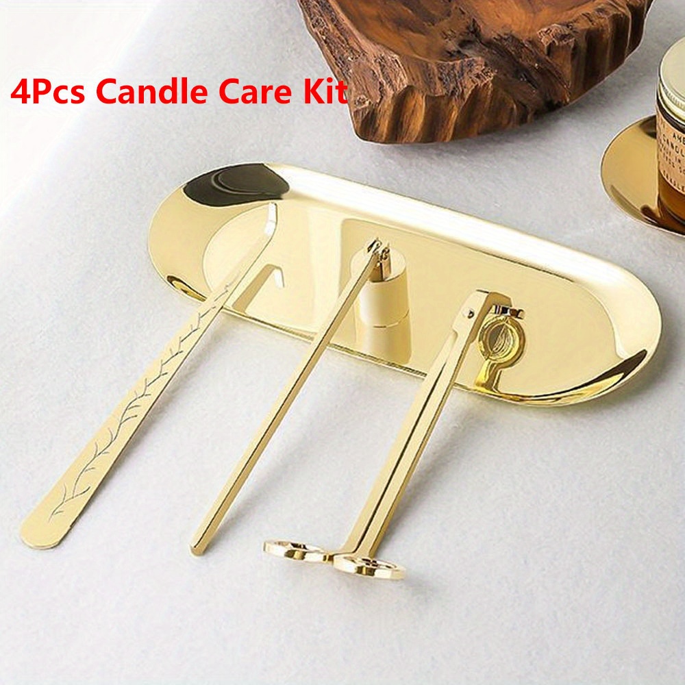 4pcs/set Luxury Candle Care Ki - đánh giá và giá Home Decor Zen