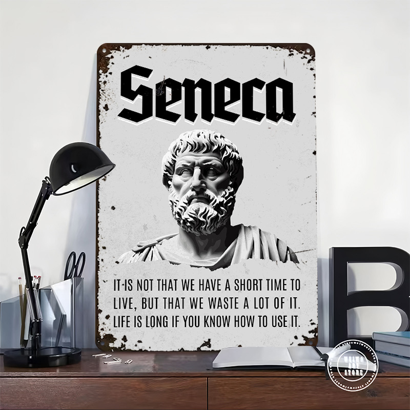 Seneca Stoic Quote 4 Metal Pos - đánh giá và giá Home Decor Quotes On Wall