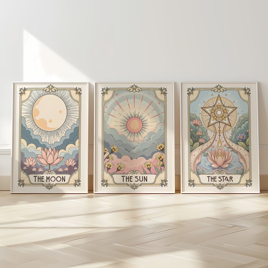 Modern Boho Tarot Sun And Moon - đánh giá và giá Home Decor Nz