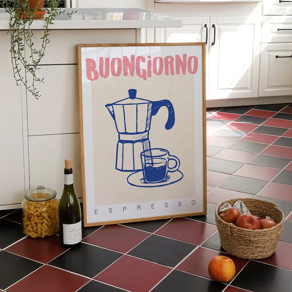 Modern Coffee Espresso Wall Ar - đánh giá và giá Home Decor Nz