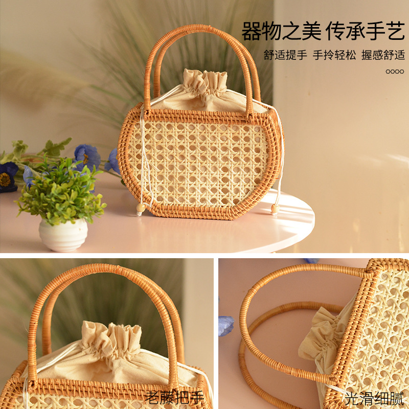 Giày Rỗng Mây Giỏ Túi Len Dệt  - đánh giá và giá Home Decor Rattan