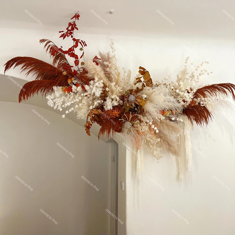 Pampas Grass Artificial Rose F - đánh giá và giá Pampas Grass Decor