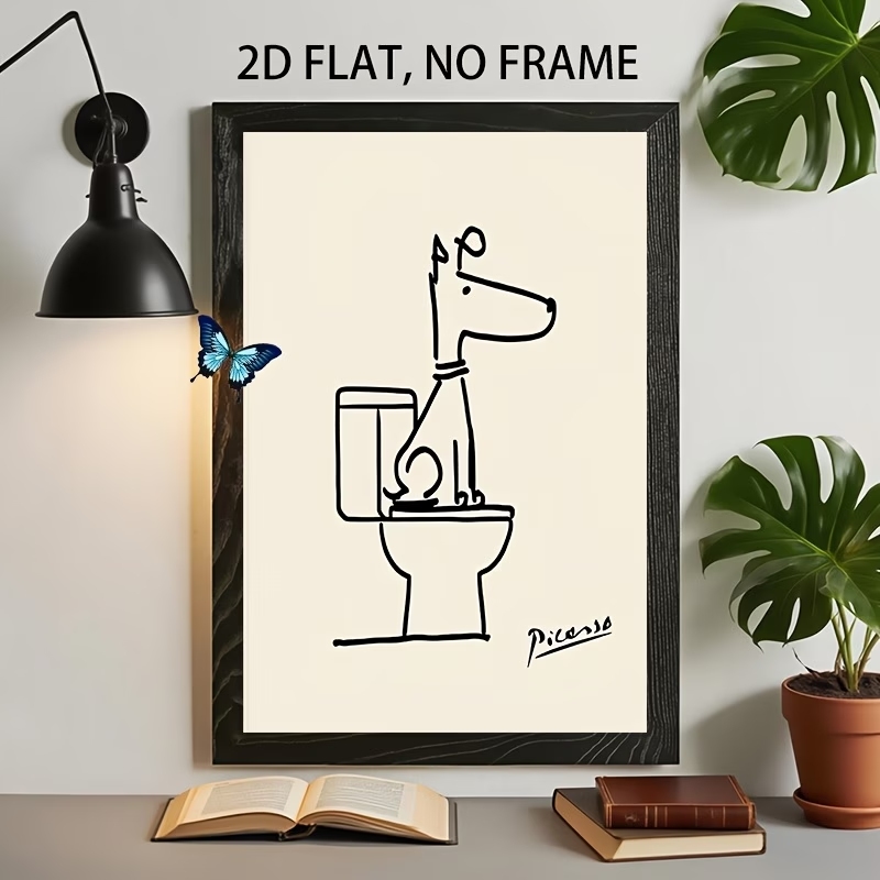 Modern,Retro Fun Dog Toilet Pi - đánh giá và giá Home Decor Nz