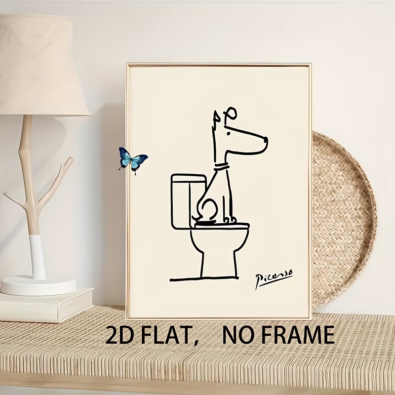 Modern,Retro Fun Dog Toilet Pi - đánh giá và giá Home Decor Nz