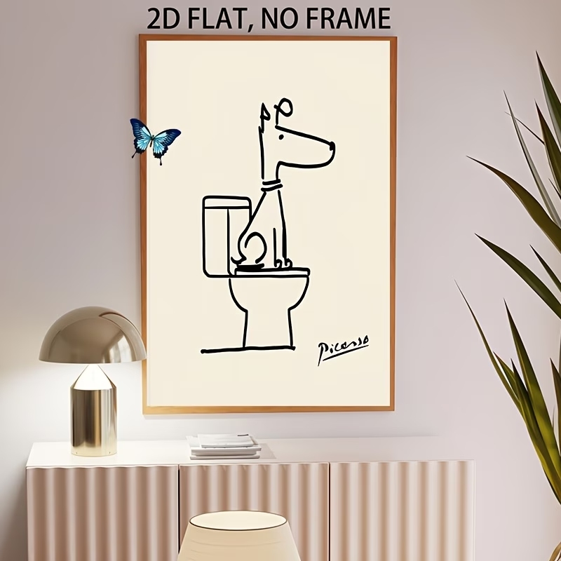 Modern,Retro Fun Dog Toilet Pi - đánh giá và giá Home Decor Nz