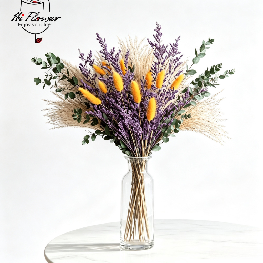 Natural Dried Flowers Pampas G - đánh giá và giá Pampas Grass Decor
