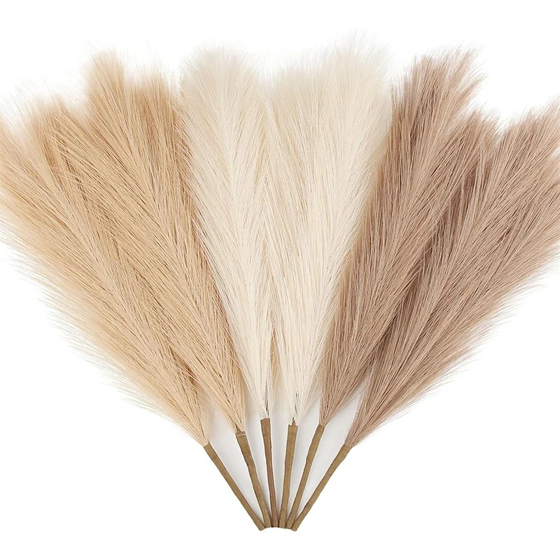 5/10Pcs 55CM Artificial Pampas - đánh giá và giá Pampas Grass Decor