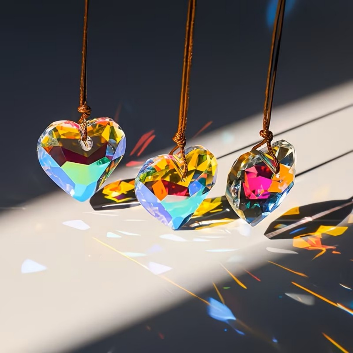 1pc 30mm Heart Suncatcher Pend - đánh giá và giá Crystal Sun Catcher
