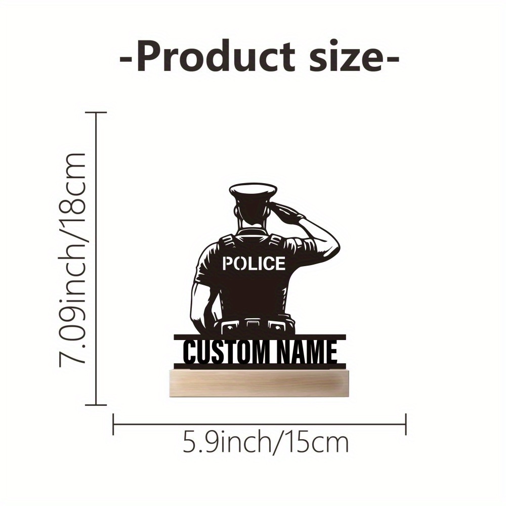 Personalized Metal Police Badg - đánh giá và giá Home Decor Nz