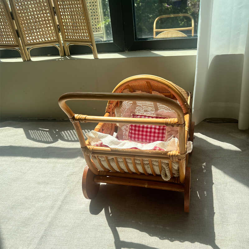 Woven Rattan Baby Stroller Vin - đánh giá và giá Rattan Plant Basket