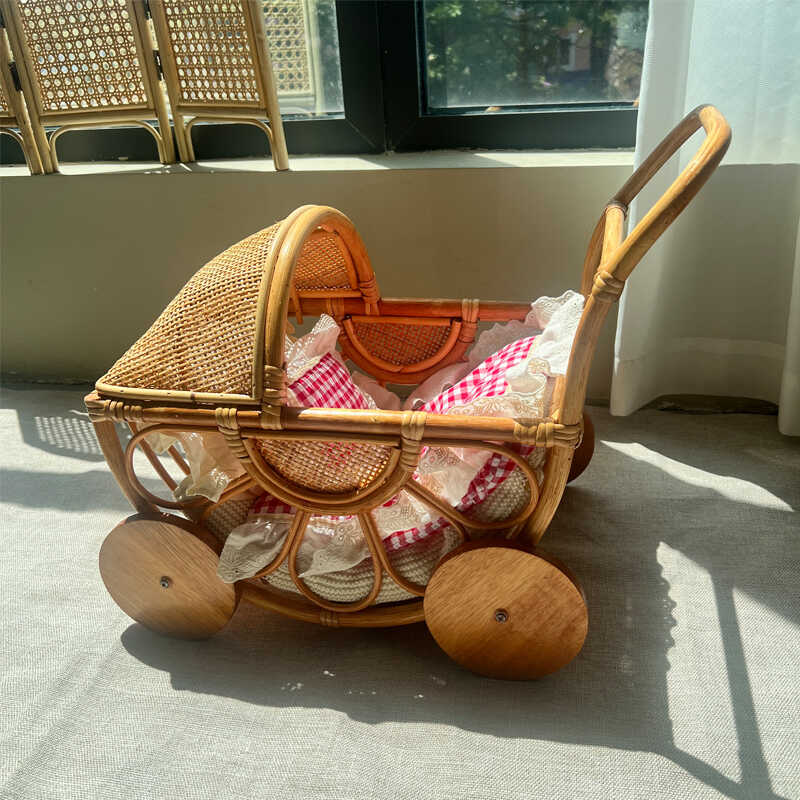 Woven Rattan Baby Stroller Vin - đánh giá và giá Rattan Plant Basket