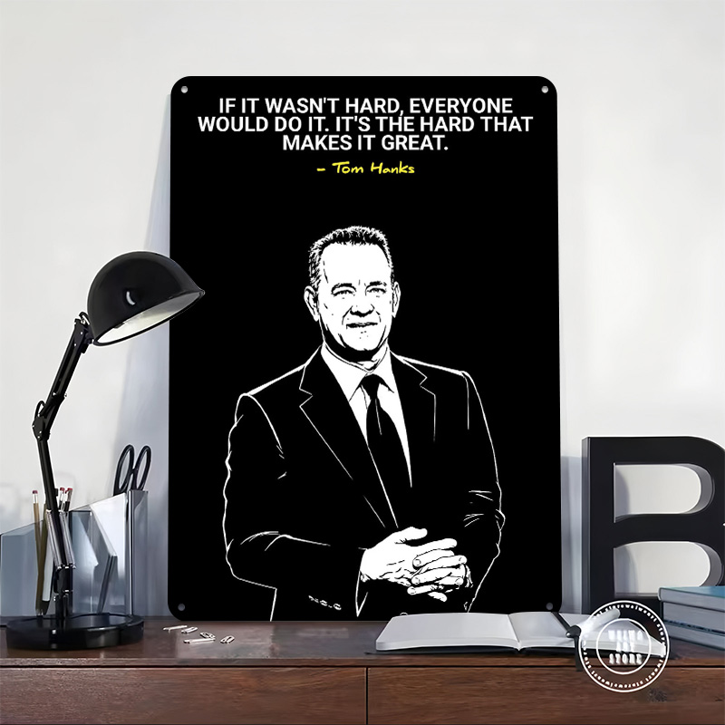 Tom Hanks Quote on Hard Work 3 - đánh giá và giá Home Decor Quotes On Wall