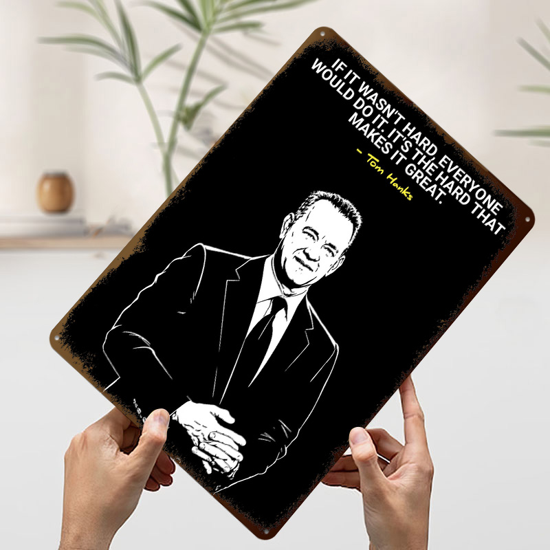 Tom Hanks Quote on Hard Work 3 - đánh giá và giá Home Decor Quotes On Wall