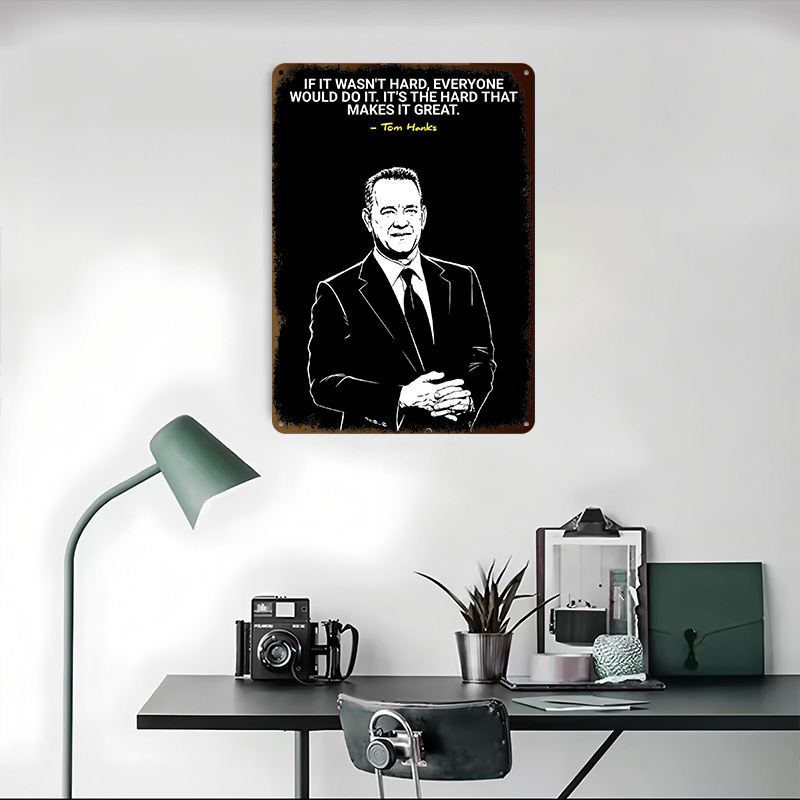 Tom Hanks Quote on Hard Work 3 - đánh giá và giá Home Decor Quotes On Wall