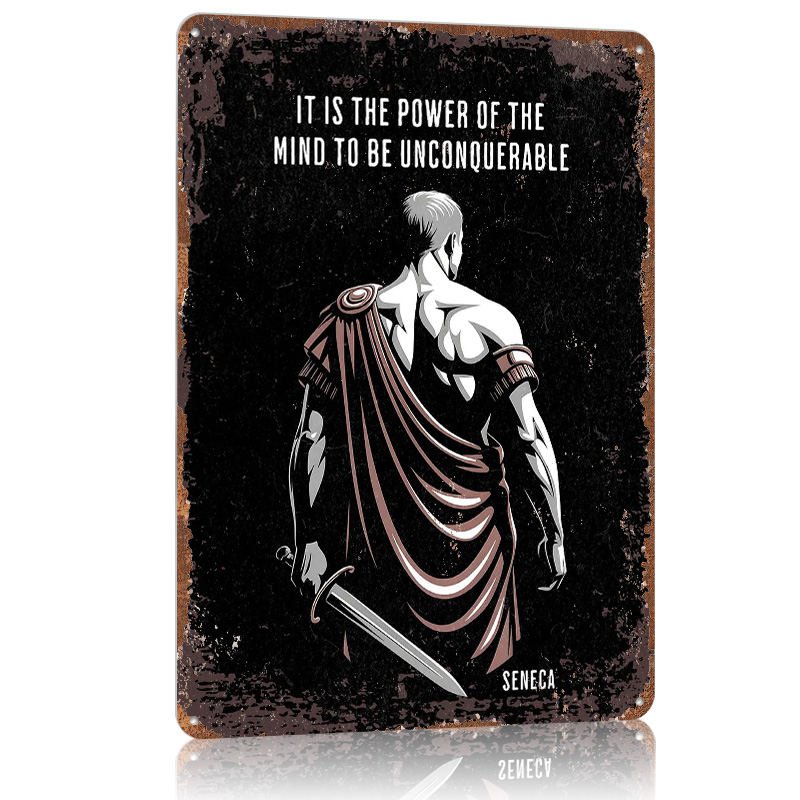 Seneca Stoic Quote Metal Poste - đánh giá và giá Home Decor Quotes On Wall