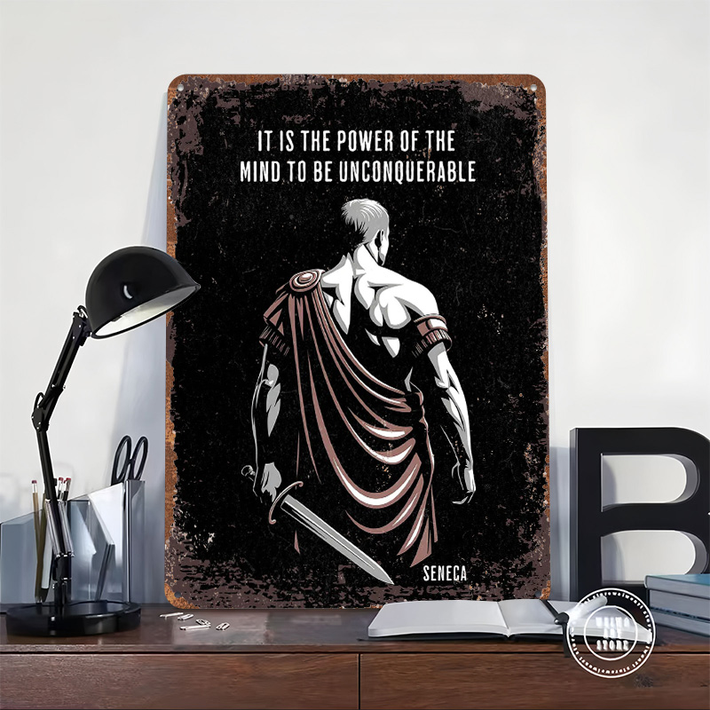 Seneca Stoic Quote Metal Poste - đánh giá và giá Home Decor Quotes On Wall