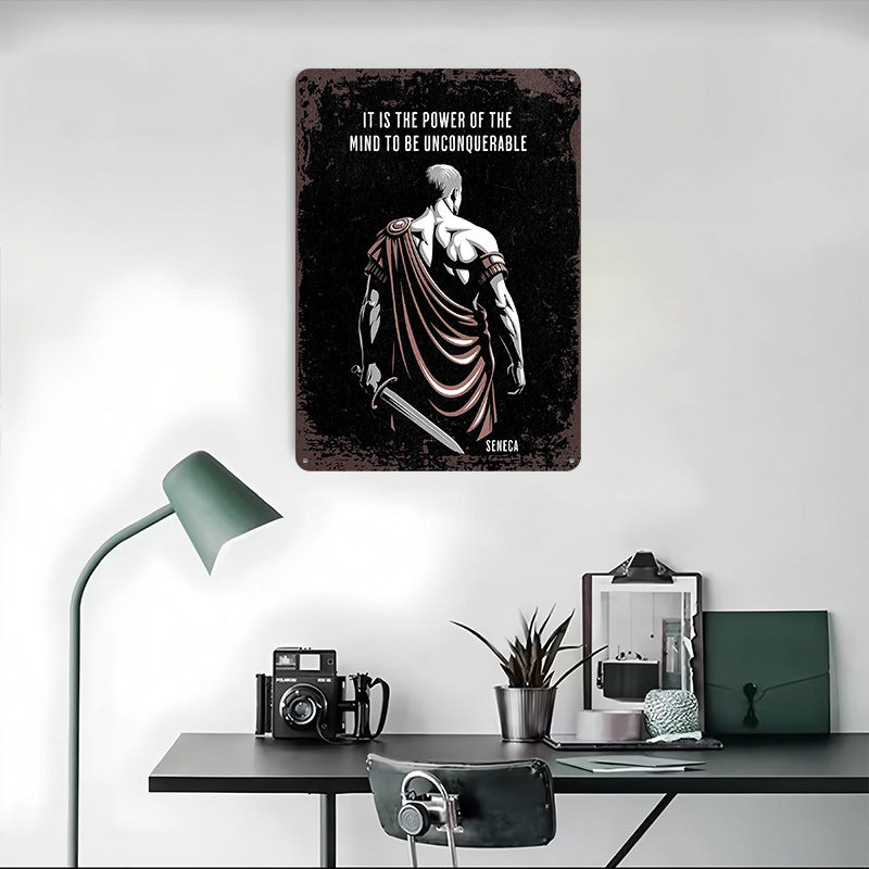 Seneca Stoic Quote Metal Poste - đánh giá và giá Home Decor Quotes On Wall