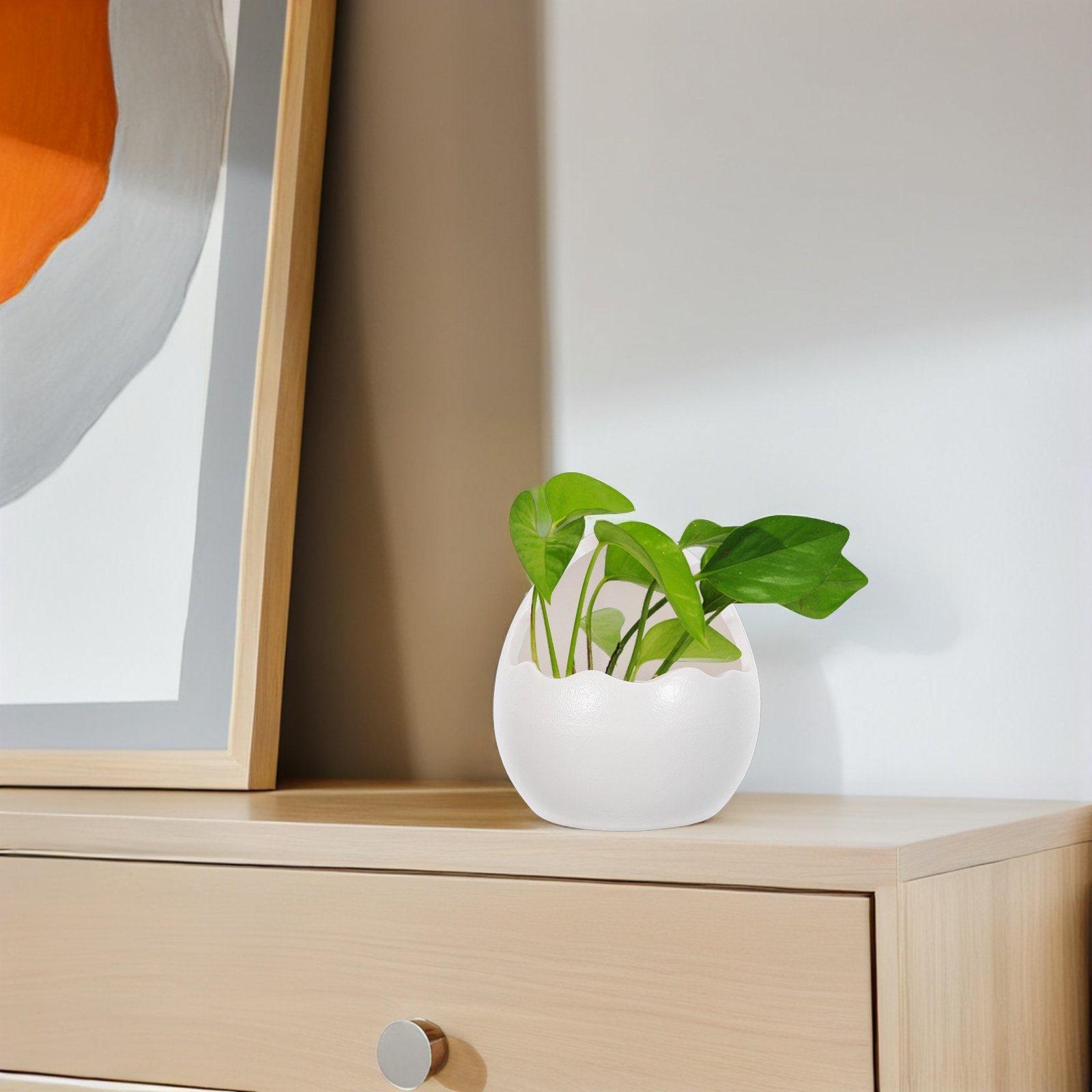 Cute Cracked Egg Ceramic Plant - đánh giá và giá Succulent Planter Pot