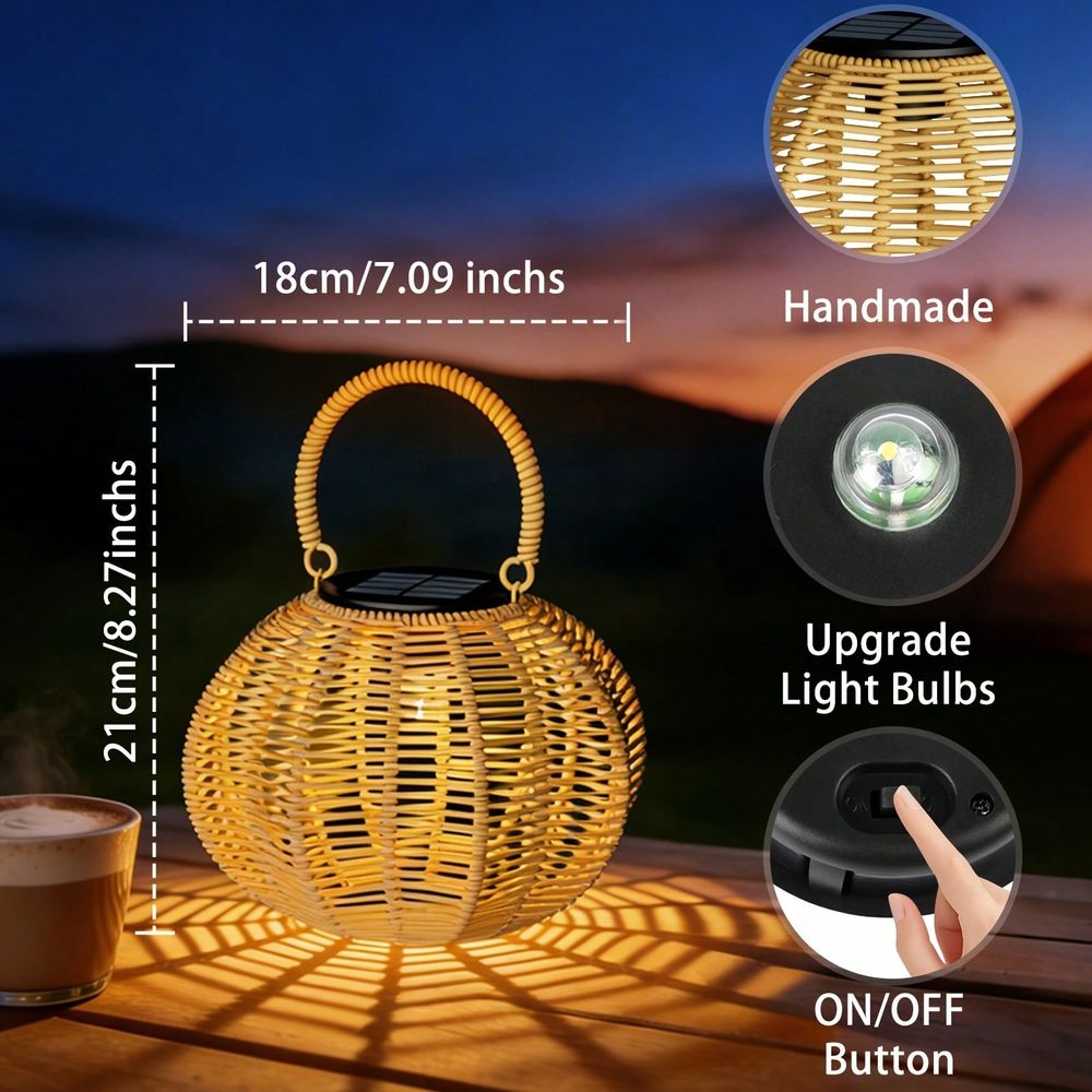 Rattan Solar Ambient Light For - đánh giá và giá Home Decor Rattan
