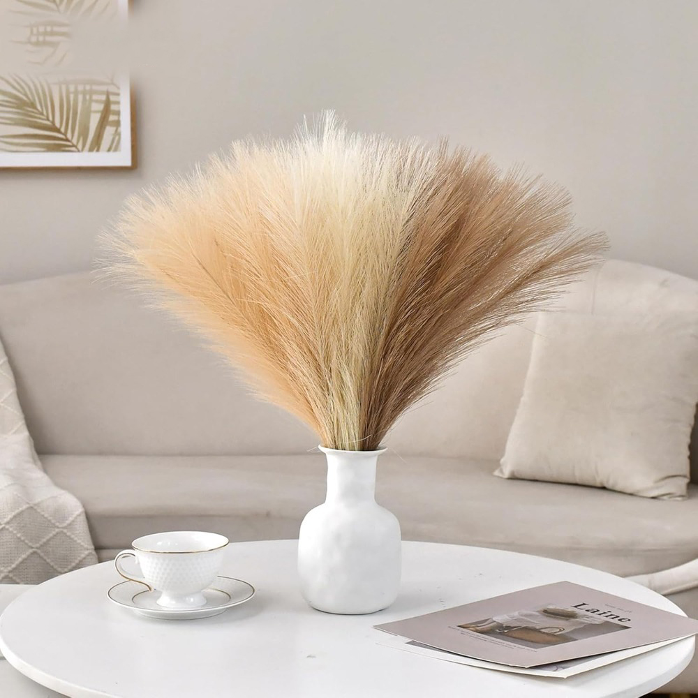 15Pcs Pampas Grass Realistic A - đánh giá và giá Pampas Grass Decor