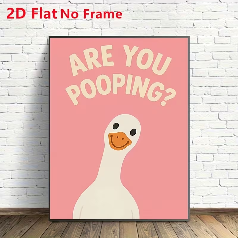Modern Pink Are You Pooping Qu - đánh giá và giá Home Decor Nz