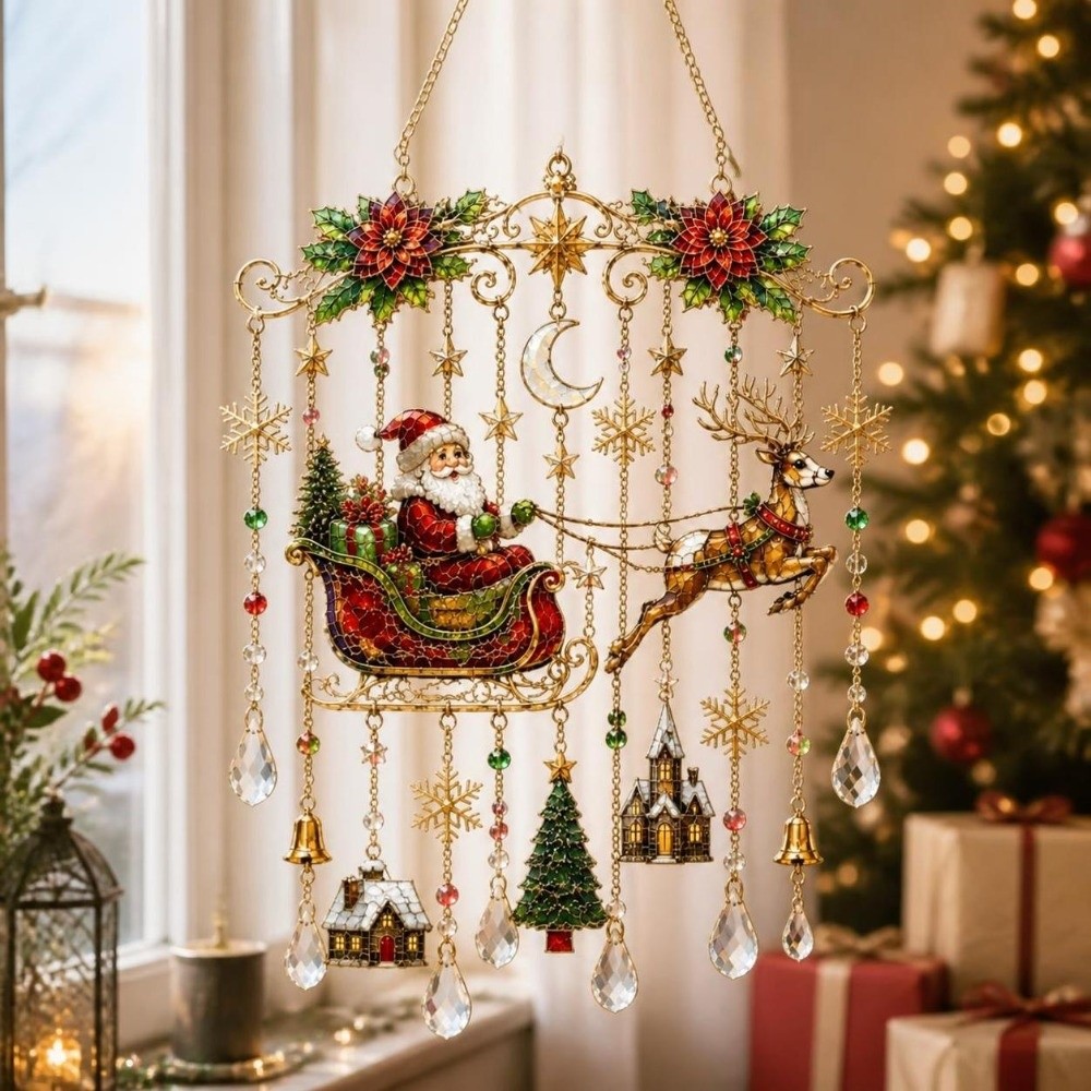 Acrylic Christmas Wind Chime E - đánh giá và giá Crystal Sun Catcher