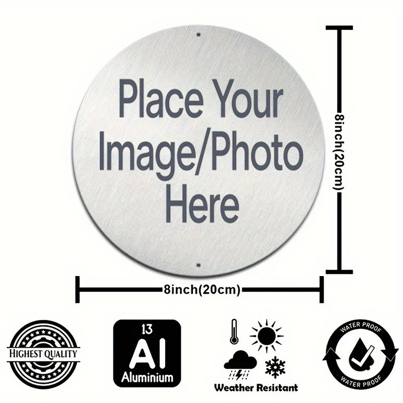 Custom Round Metal Sign with Y - đánh giá và giá Home Decor Nz