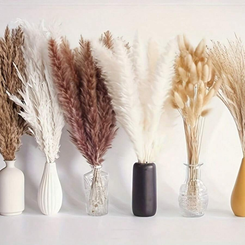 110pcs Dried Pampas Grass Bouq - đánh giá và giá Pampas Grass Decor