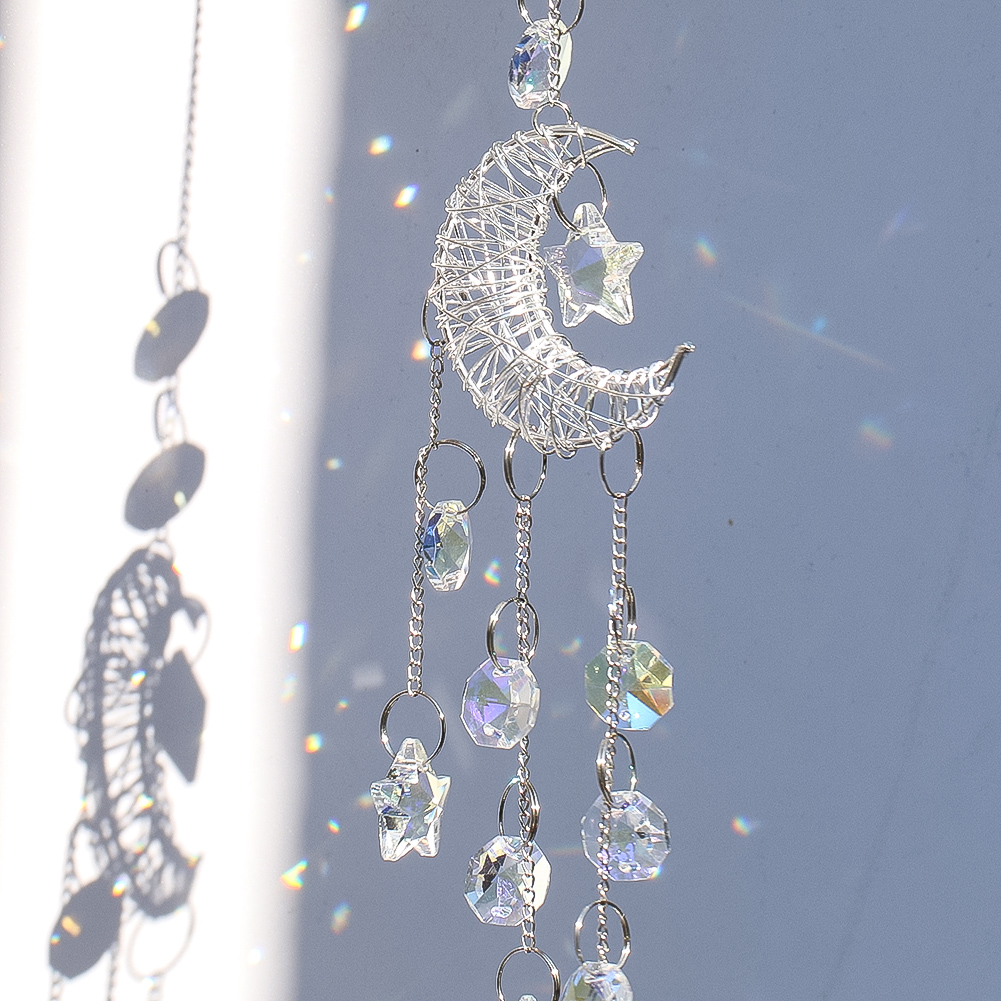 Moon Hanging Crystals Suncatch - đánh giá và giá Crystal Sun Catcher