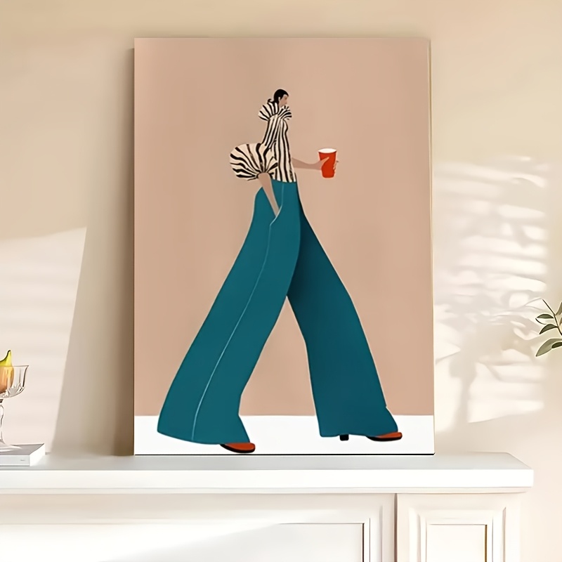 Fashionable Blue Pants Woman P - đánh giá và giá Home Decor Zen