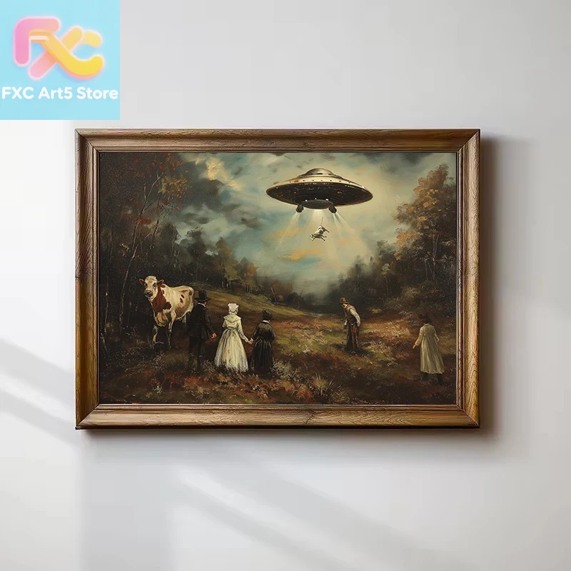 1pc frameless Vintage Surreal  - đánh giá và giá Home Decor Aesthetic Pinterest