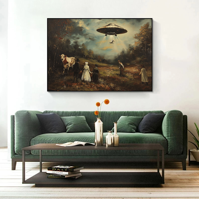 1pc frameless Vintage Surreal  - đánh giá và giá Home Decor Aesthetic Pinterest