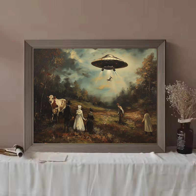 1pc frameless Vintage Surreal  - đánh giá và giá Home Decor Aesthetic Pinterest