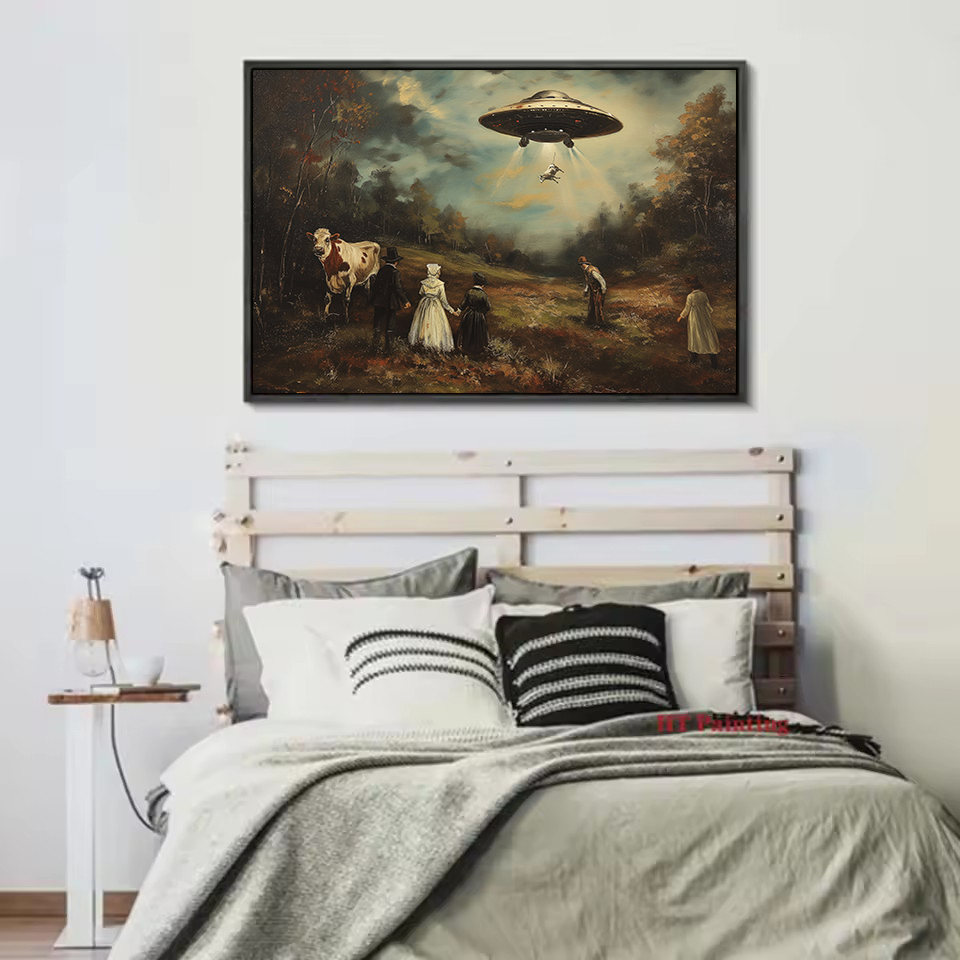 1pc frameless Vintage Surreal  - đánh giá và giá Home Decor Aesthetic Pinterest